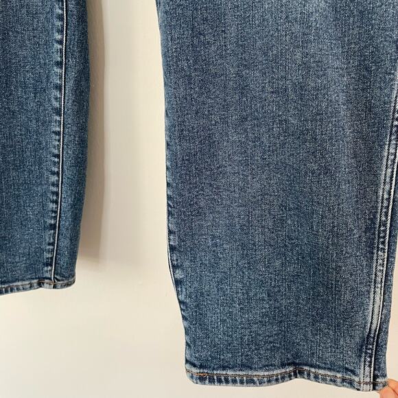 Madewell Women's Straight Leg Jeans - Dark Blue - Picture 8 of 11